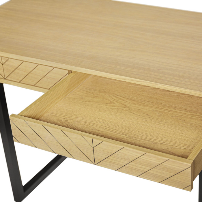 Camden Herringbone writing desk (oak)